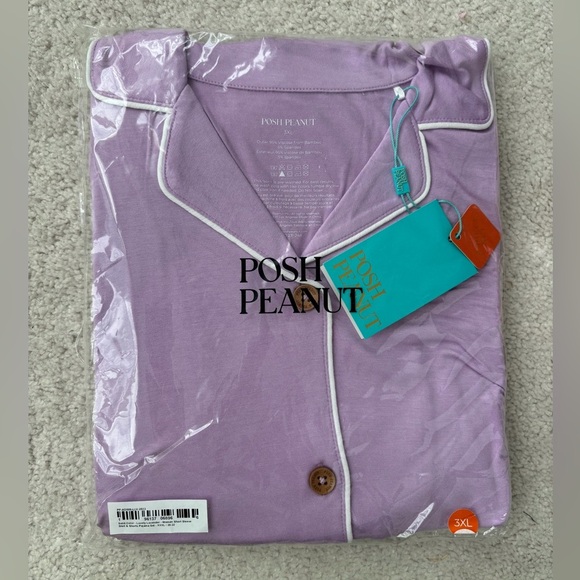 Posh Peanut Other - Posh Peanut Lovely Lavender Short Sleeve & Shorts Pajama Set